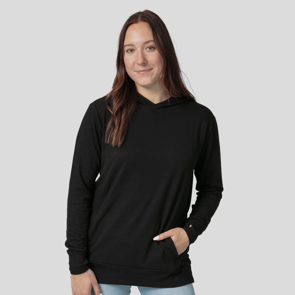Womens Crossover Funnel Neck Pullover - TH2210 (Trapshooting)-The Teehive