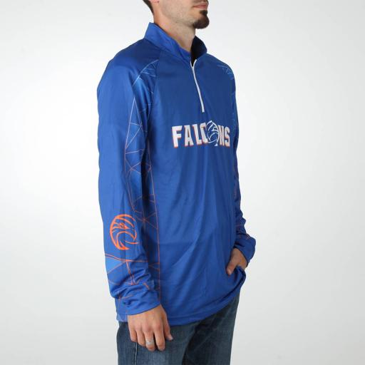 FRACTAL - MEN'S 1/4 ZIP LS - PR108