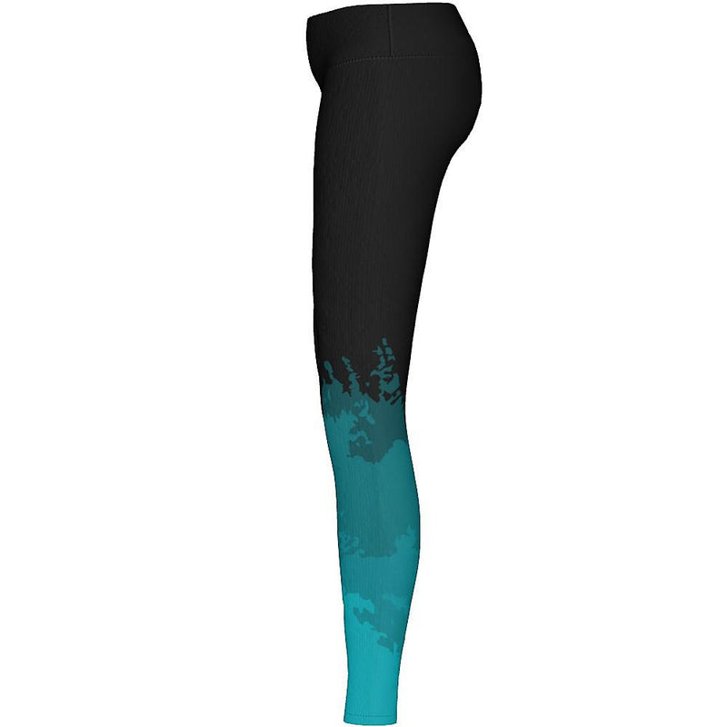 Pant - MOVE U Watercolor Custom Mid-Rise Dance Team Leggings - VP1825M