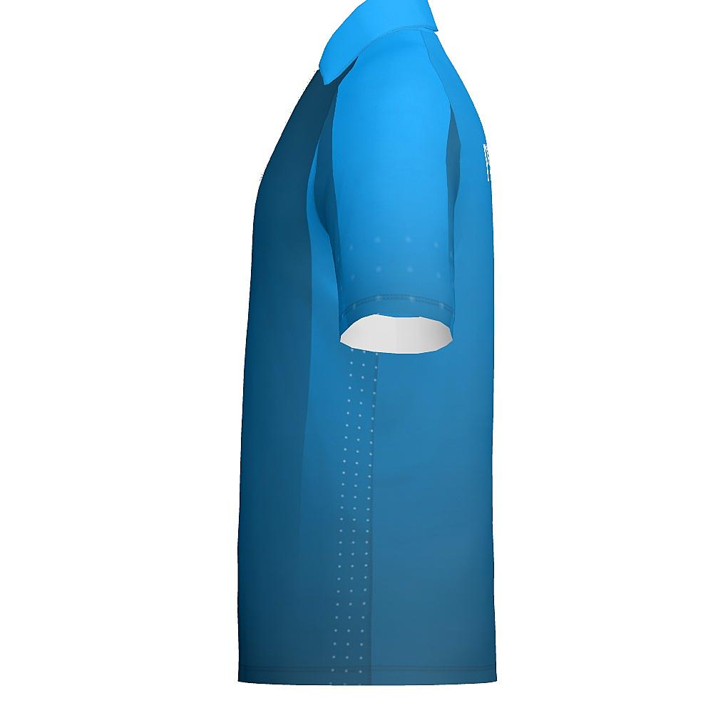 ANGLER - Mens Short Sleeve Zipped Polo - PR110