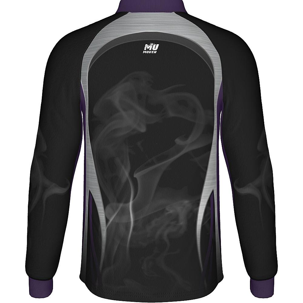 SMOKE - MEN'S FULL ZIP COLLAR JACKET  - J360