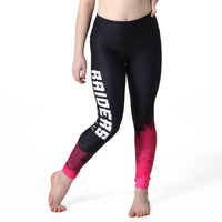 MOVE U Watercolor Custom Mid-Rise Dance Team Leggings - VP1825M-The Teehive